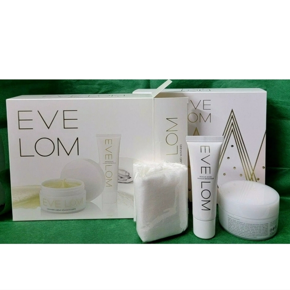 EVE LOM THE AWARD WINNERS: CLEANSER 1.6 fl oz + RESCUE MASK 0.85 oz NEW IN BOX - Picture 3 of 4
